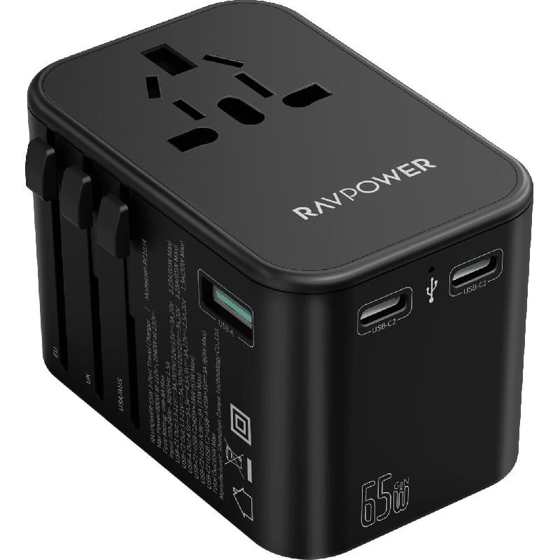 RAVPOWER 20W 3-Port Travel Charger
